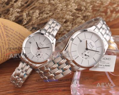 Perfect Replica Piaget Stainless Steel Jubilee Band Couple Watch